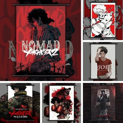 WTQ Megalo Box^Junk Dog Joe Canvas Painting Anime Posters Wall Decor Posters Wall Art Picture for Living Room Decor Home Decor