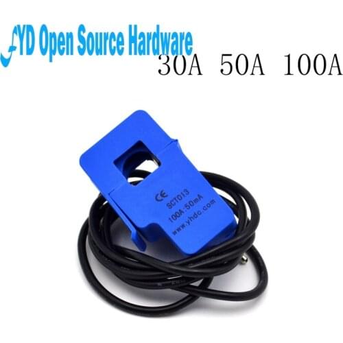 1pcs SCT-013-000 YHDC 30A 50A 100A retractable current transformer SCT013000