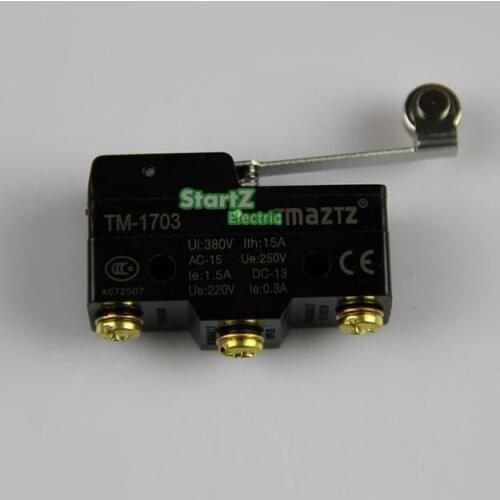 10Pcs limit micro switch highly with screw terminals and roller limit switch ,Z-15GW2-B LXW5-11G1 TM-1703