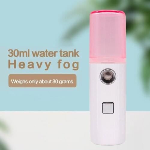 30ml Tool Office Skin Care Hydrating USB Charging Portable Humidifier Moisturizing Facial Steamer Mist Sprayer Gift Nebulizer