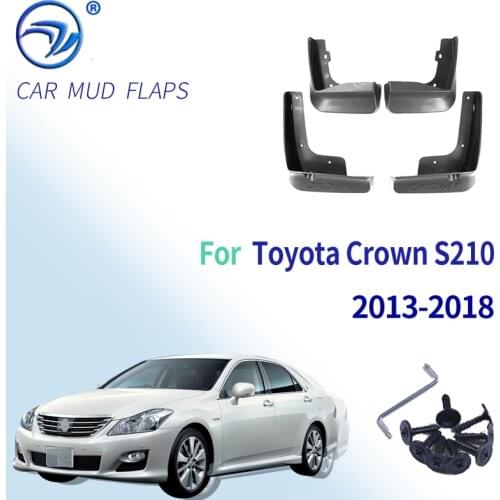 Car Mudflap for Toyota Crown S210 2013~2018 Fender Mud Flaps Guard Splash Flap Mudguards Accessories 2014 2015 2016 2017 14th