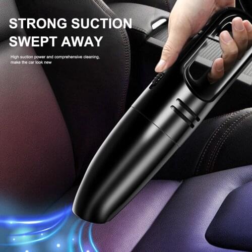 6000Pa Car Mini Vacuum Cleaner Portable Cordless Vacuum Handheld Wired Use with Filter Wireless Auto Cleaner Tool for Car Home