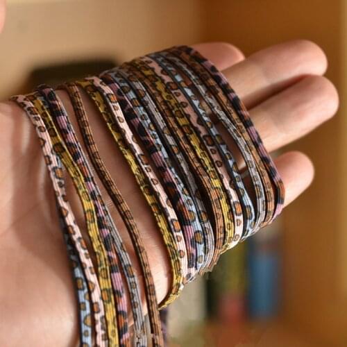 5meter 3mm Leopard Print Elastic Hairbands DIY Handmade Hair Rope Hair Accessories for Women Girls Handwork Jewelry Findings