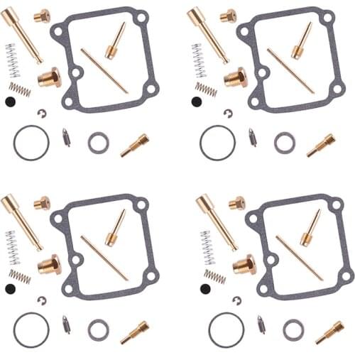 4 sets Motorcycle Carburetor Rebuild Kit Jets Needle Set fit for Yamaha GT80 MX 1974 1975 1976 1977 1978 1979 1980