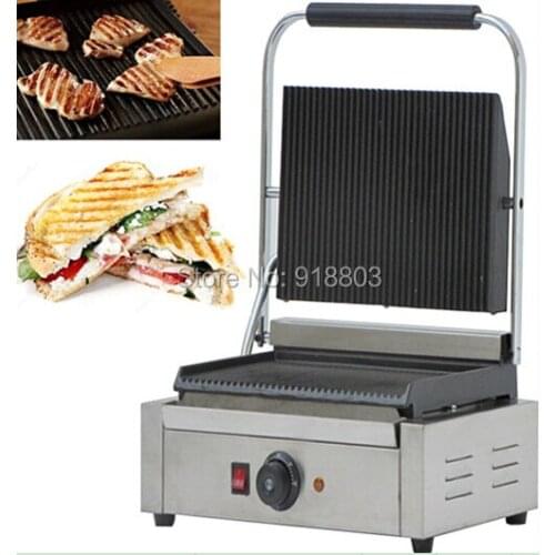 Commercial Use 220v Electric Sandwich Panini Grill with CE Certificate
