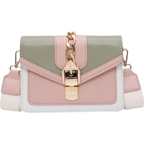 Leather Crossbody Bags For Women Travel Handbag Fashion Simple Shoulder Messenger Bag Ladies Small Square Bag