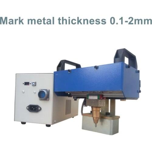 Vin number marking machine,pin marking machine for pipe Metal Nameplate Serial Number Pneumatic Dot Peen Marking 125*30mm