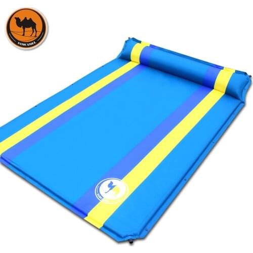 Desert Camel CS033-2 2 Person Use Ultralarge Comfortable 3 Color To Choose Camping Inflatable Mat Sleeping Pad