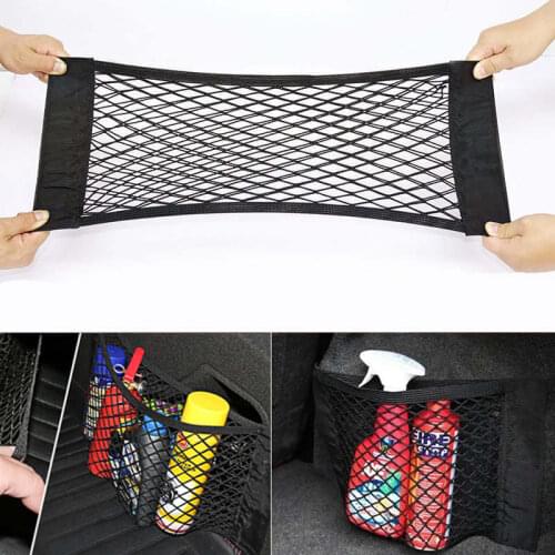 Car Trunk Storage Bag Net Sticker for Kia Sportage Carens Ceed Sorento Optima Picanto Rio R K3 K4 K5 K9 Soul Cerato Rando Forte