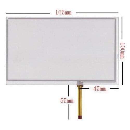 New 7 '' Innolux AT070TN90 / 92 / 93 / 94 HSD070IDW1 d00 e11 digitador da tela de toque, Painel 165*100 mm