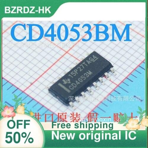 10PCS/lot CD4053BM CD4053M SOP16 New original IC