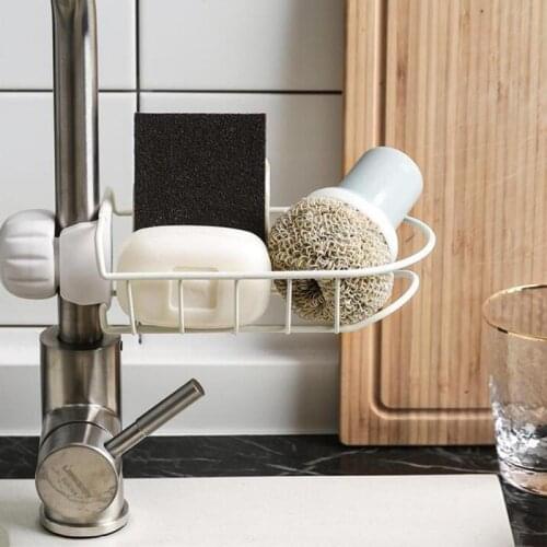 Hanging Drain Rack Kitchen Multi Purpose Soap Storage Rack Sponge Rack Holder Sink Shelf Tool Dish Cloths Faucet Organizer Rack