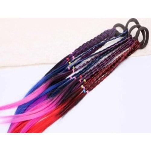 Girls Twist Braid Rope Headband Simple Rubber Band Kids Wig Rope Hair Accessories Hair Braider Tools Head Wear