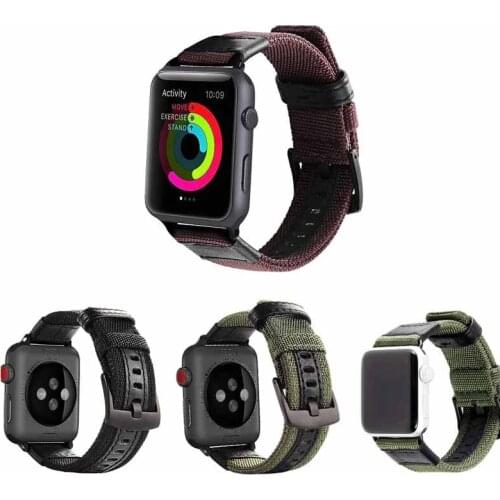 Strap For Apple Watch Band 4 3 2 1 44mm 40mm iwatch 5 6 SE band 42mm 38mm Nylon Bracelet belt