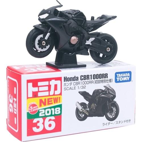 Takara Tomy Tomica NO.36 Honda CBR1000RR 1st Special Edition Miniature Motorcycle Motorbike Alloy Model Toy with New Lable