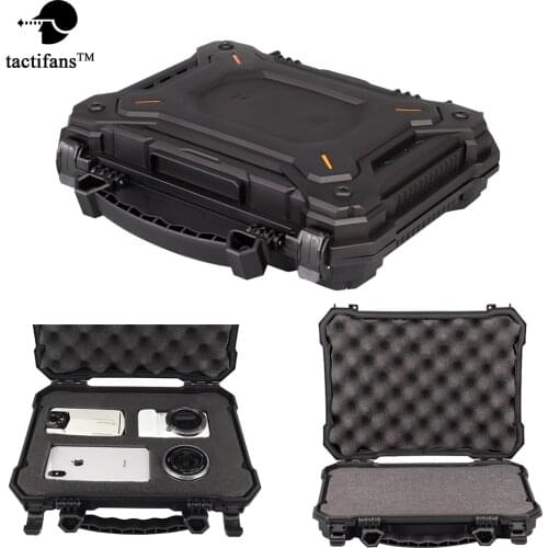 Tactical Paintball Gun Case Pistol Camera Protective Box Customized Foam Watertight Hard Shell Tool Storage Airsoft Accessories