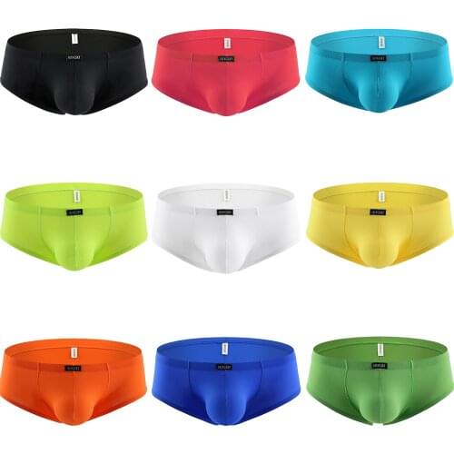 Mens Soft Boxer Underwear U-Hance Pouch Mens Under Panties Stretch Men Trunk