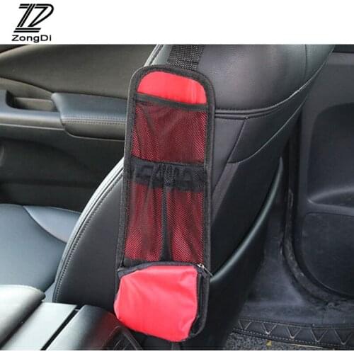 ZD 1X Car Seat side storage bag Multifunction pocket For VW polo passat b6 golf Renault megane duster Volvo s60 xc60 accessories
