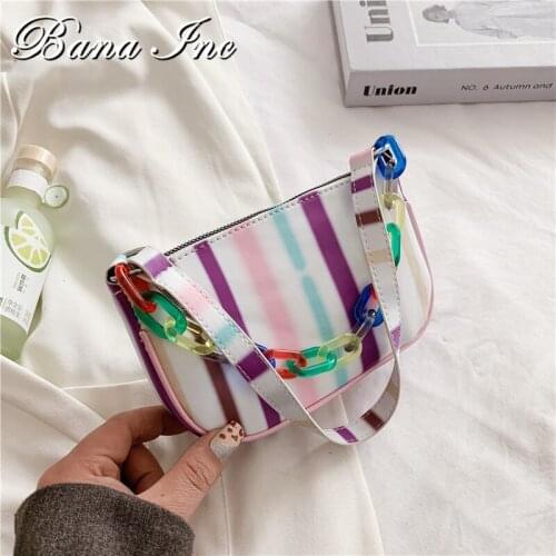 Shoulder Bags For Women Leather Summer Colorfull Clutch Handbags And Purses Women Small Hobos Bag Minimalist Vintage Bols