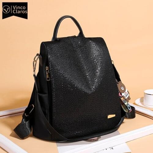 Sequined Womens Backpack 2020 Fashion Backpacks for Teens Oxford School Backpack Shoulder Bags for Women Fashionable Backpack