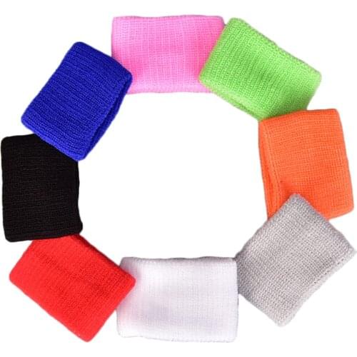1Pcs Hot SALE Tower Wristbands Sport Sweatband Hand Band Sweat Wrist Support Brace Gym Basketball Wraps Guards