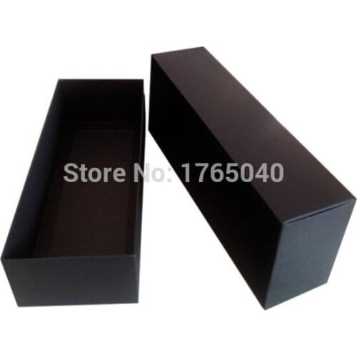 22.5x9.5x4.5cm Black kraft paper box/Socks/ Underpants/ Scarf/ Towels/ Gift packing box /food boxes 100pcs/lot DHL free shipping