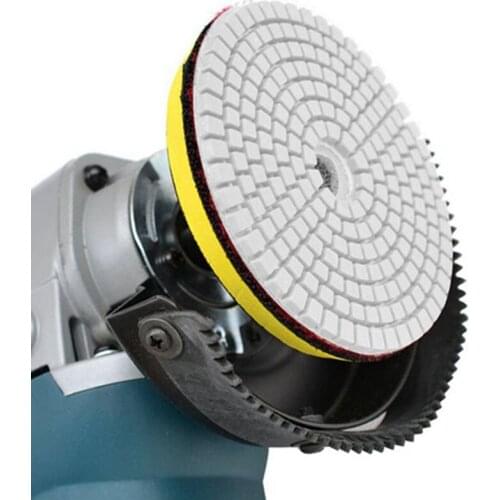 9Pcs Diamond Polishing Kit 4 Inch 100mm Wet/Dry for Granite Stone Concrete Marble Polishing Using Grinding Wheel Set