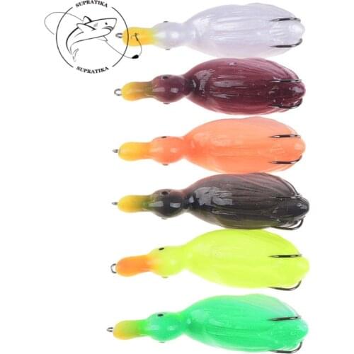 Anti-Corrosion Bionic High Quality Silicone Fishing Bait 10cm/18g Artificial Silicone Duck Freshwater Fishing Lure Soft Bait