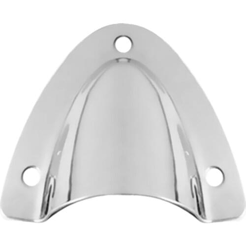 Heavy Duty Marine Grade Stainless Steel Large Clamshell Vent / Wire Cover for Boats