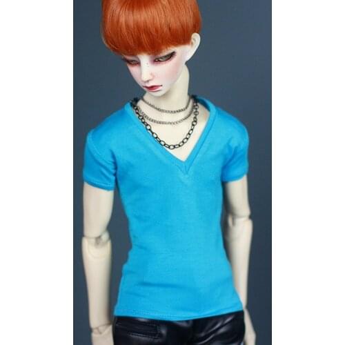 1/3 1/4 scale BJD clothes accessories V-neck T-shirt for BJD/SD doll.Not included doll,shoes,wig and other accessories 0459