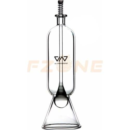 Glass Fish Feeder VIV Brand Stand Style Clear Glass Fish Feeder For Food Feeding ADA Quality