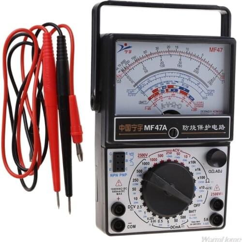 Portable Mechanical Pointer Type Multimeter Measurement AC DC Current Meter Ammeter Ohmmeter MF47/JO411 Tester Jy18 21