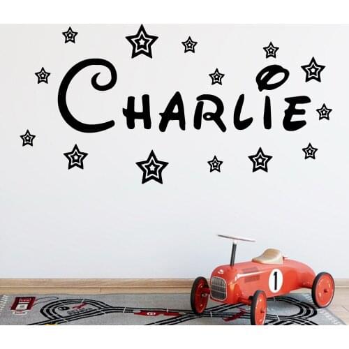 Diy Name Wall Sticker Vinyl Art Home Decor For Kids Rooms Nursery Room Decor Removable Decor Wall Decals