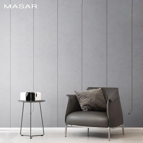 MASAR Simple fashion grey mural high-end business background wall bedroom living room dining room wallpaper Up and down
