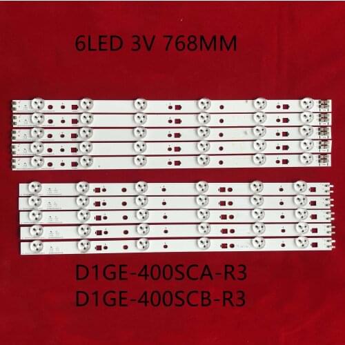 10Pieces LED Backlight strip For 40-3535LED-60EA-R 40-3535LED-60EA-L UE40EH5300 CY-DE400BGSV1V UE40EH5000 UA40EH5000 BN96-24090A