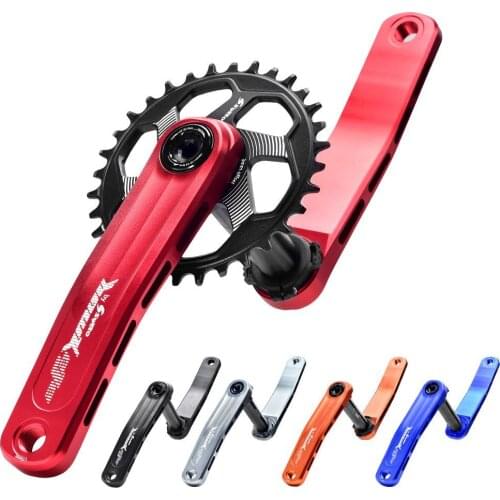 SWTXO Mountain Bike Crank CNC Direct Mounted Crankset Hollow Integrated Crank GXP12 Speed Modified Single Disc Chainwheel