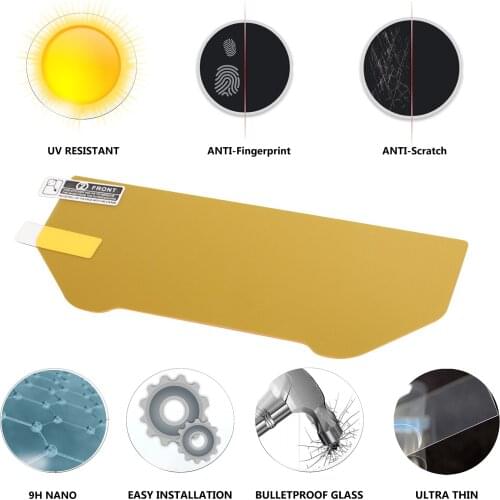 Areyourshop Ultra Clear Dashboard Screen Protectors Anti-Glare Fit For Yamaha YZF-R3 2019 Motorcycle Accessories Parts