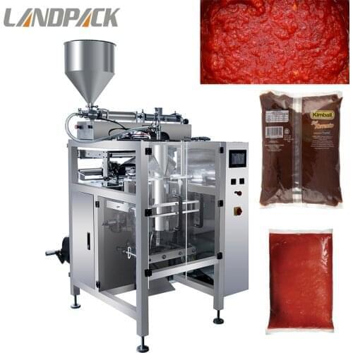 Liquid salad sauce packet back seal packaging machine