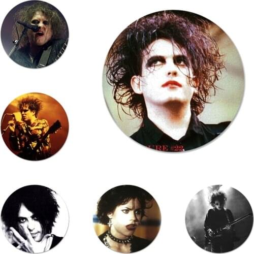 O-Neck Banshees Face Punk The Cure Icons Pins Badge Decoration Brooches Metal Badges For Clothes Backpack Decoration
