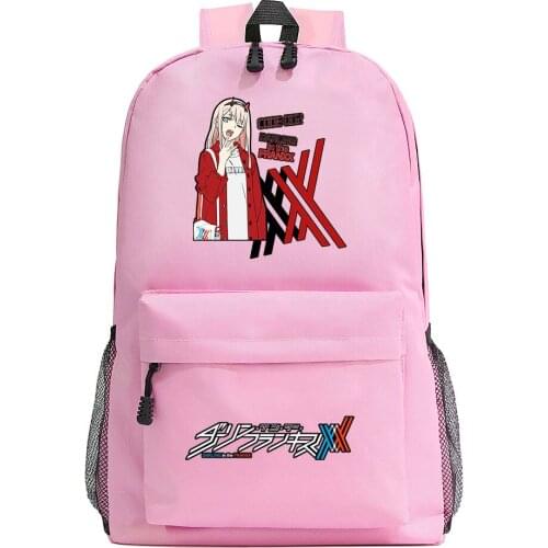 2021 Anime DARLING In The FRANXX Boys Girls School Book Bags Women Bagpack Teenagers Schoolbags Men Laptop Student Backpacks