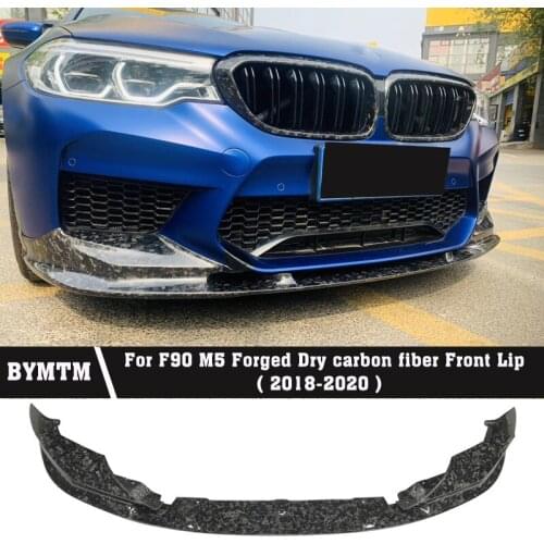 3D-Style Forged Dry carbon fiber Bumper Front lip For BMW F90 M5