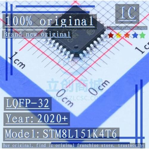 2020+ 100% Brand new original 1PCS-5PCS STM8L151K4T6 LQFP-32 8-bit microcontroller chip