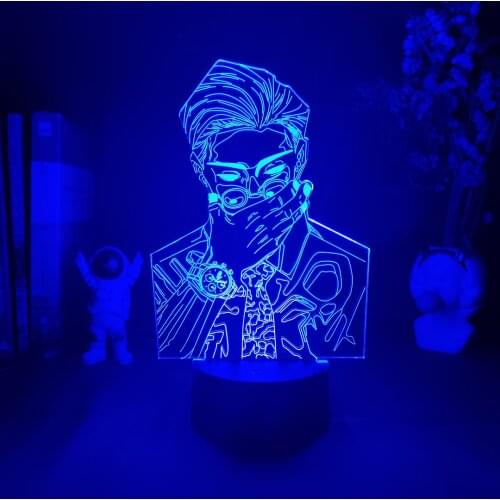 Anime Lamp Kento Nanami Light Jujutsu Kaisen Led Night Light for Birthday Gift Jujutsu Kaisen Nightlight Kento Nanami 3D Lamp
