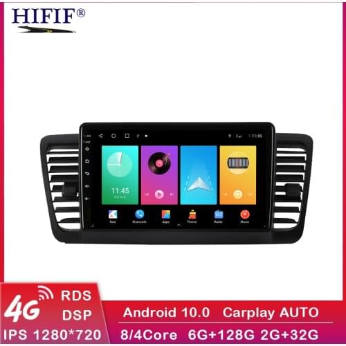 Android 10 Car Radio For Subaru Outback 3 Legacy 4 2003-2009 Multimedia Video Player 2 din DSP GPS Navigaion Split Screen