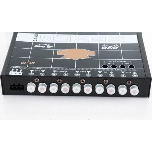 Car audio and video equalizer EQ7 band equalizer Professional Audio Stereo Equalizer Amp
