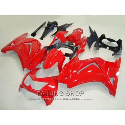 Pure red* For Kawasaki 250r 2008 2009 2010 2011 2012 2013 2014 /Injection Fairing kit / zx250r 08 14 fairings 3
