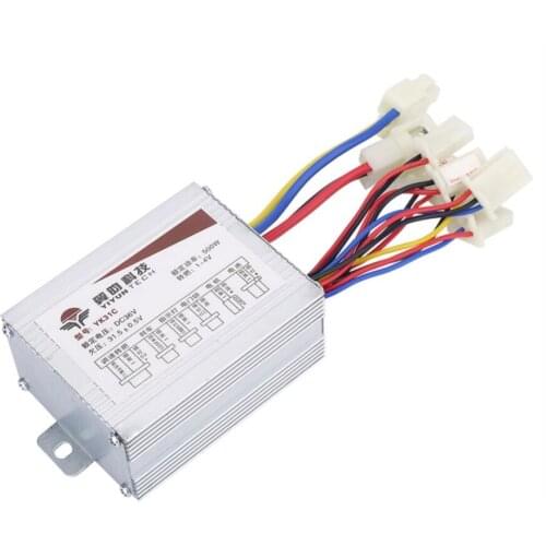 24V/36V/48V 250/350/500W DC Electric Bike Motor Brushed Controller Box for Electric Bicycle Scooter E-bike Accessory