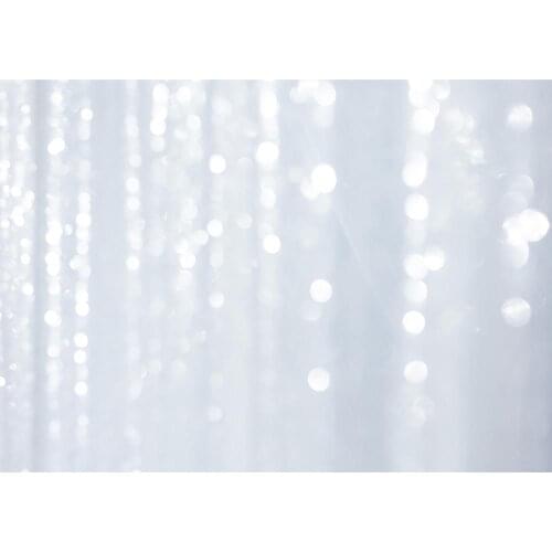 Silver Sand Glitter Bokeh Photographic Backdrop Custom Backgrounds Fond Photo for Baby Shower Children Birthday Party Photocall