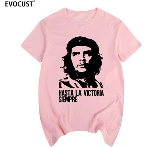 Che Guevara Hero Vintage Communist Cuba tee Summer print T-shirt Cotton Men T shirt New women TEE