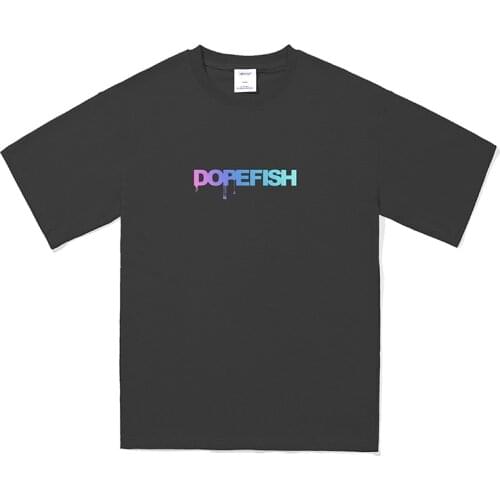 Techwear Hip Hop Summer Unisex Back Laser Reflective Letter Print T-Shirts Men Cotton Casual Tops Tees Streetwear Male TShirts